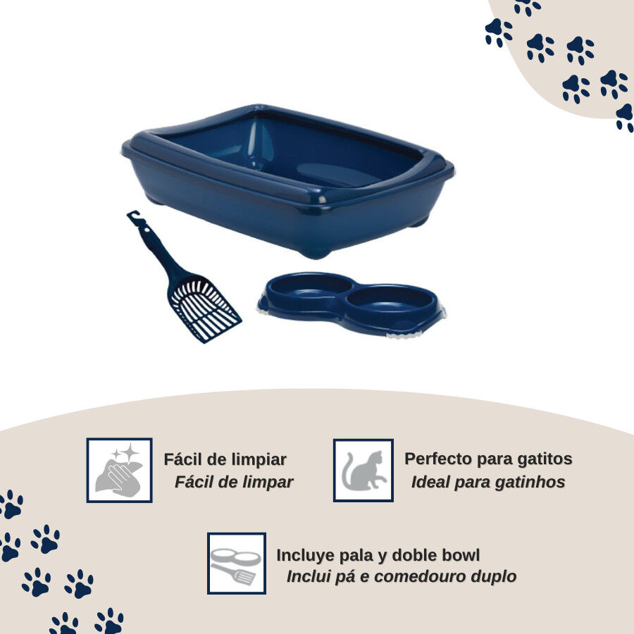 Nice Care Kit de inicia&ccedil;&atilde;o azul para gatos, , large Imagem n&uacute;mero 4