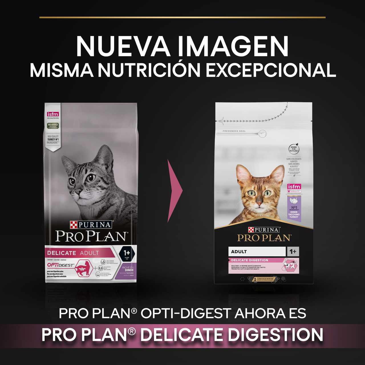 3 kg Pro Plan Adult Delicate Digestion Peru ra&ccedil;&atilde;o para gatos, , large Imagem n&uacute;mero 2