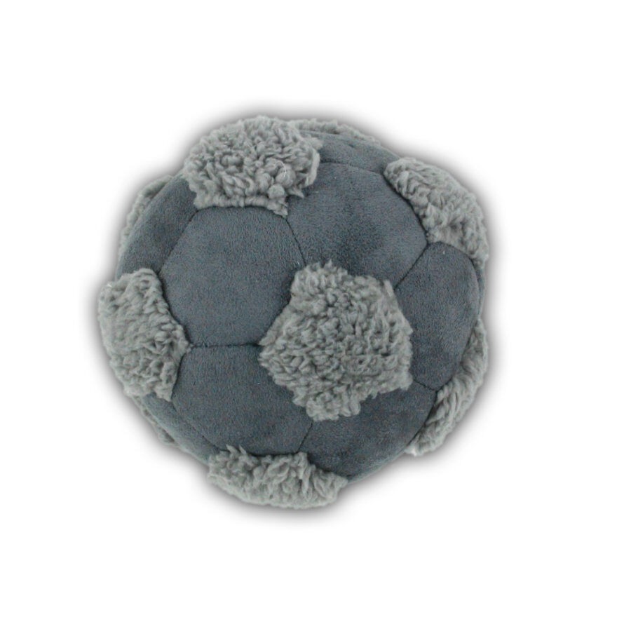 Tootoy! Comfy Football  Grey Bola de Peluche para c&atilde;es, , large Imagem n&uacute;mero 2
