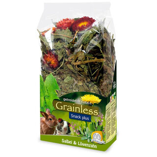 JR Farm Snack Grainless Plus Sálvia e Dente de Leão para Roedores