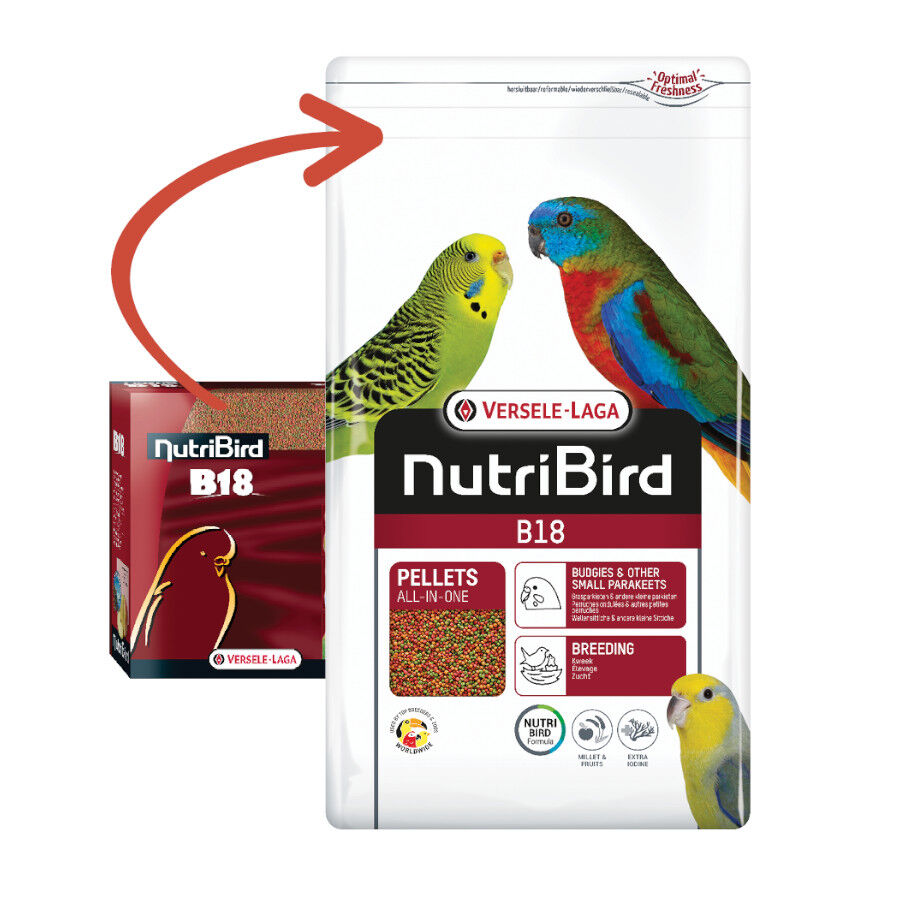 Nutribird B18 ra&ccedil;&atilde;o para pombos e periquitos, , large Imagem n&uacute;mero 2