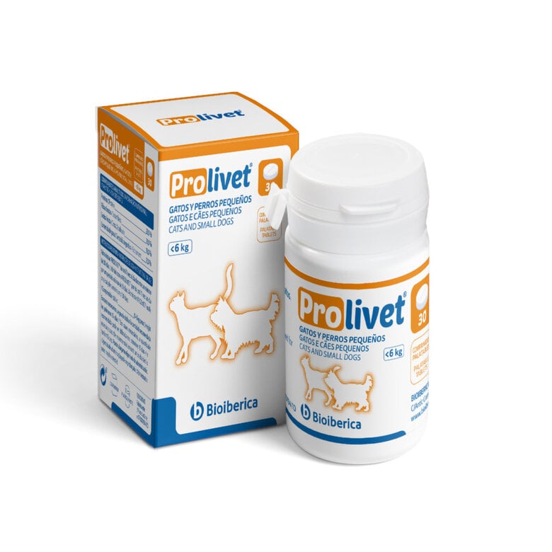30 comprimidos Bioiberica Prolivet Suplemento Hepático para cães e gatos,  Imagem número 1 30 comprimidos Bioiberica Prolivet Suplemento Hepático para cães e gatos, , large Imagem número 1