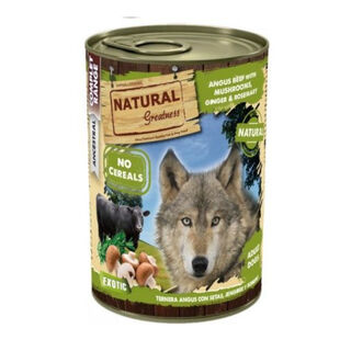 Natural Greatness Vitela Angus Lata para cães