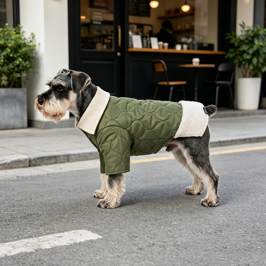 Gotoo Casaco Acolchoado Verde para c&atilde;es, , large Imagem n&uacute;mero 1