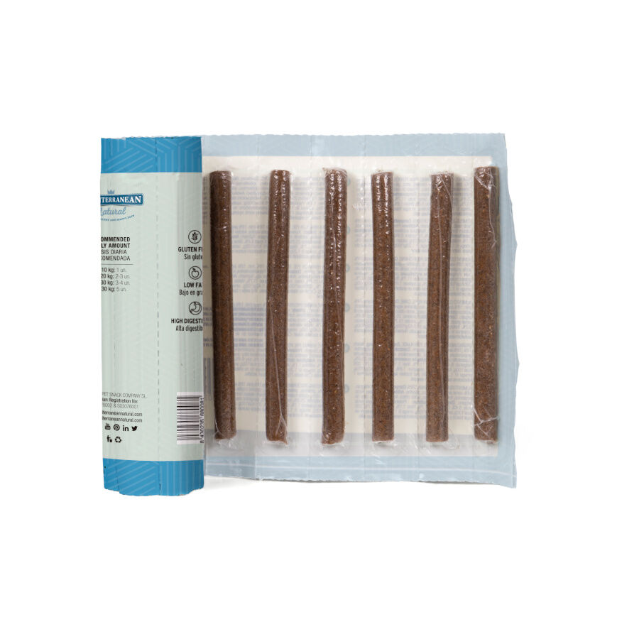 16 sticks Mediterranean Natural Serrano Barrinhas de Salm&atilde;o e Atum para c&atilde;es, , large Imagem n&uacute;mero 2