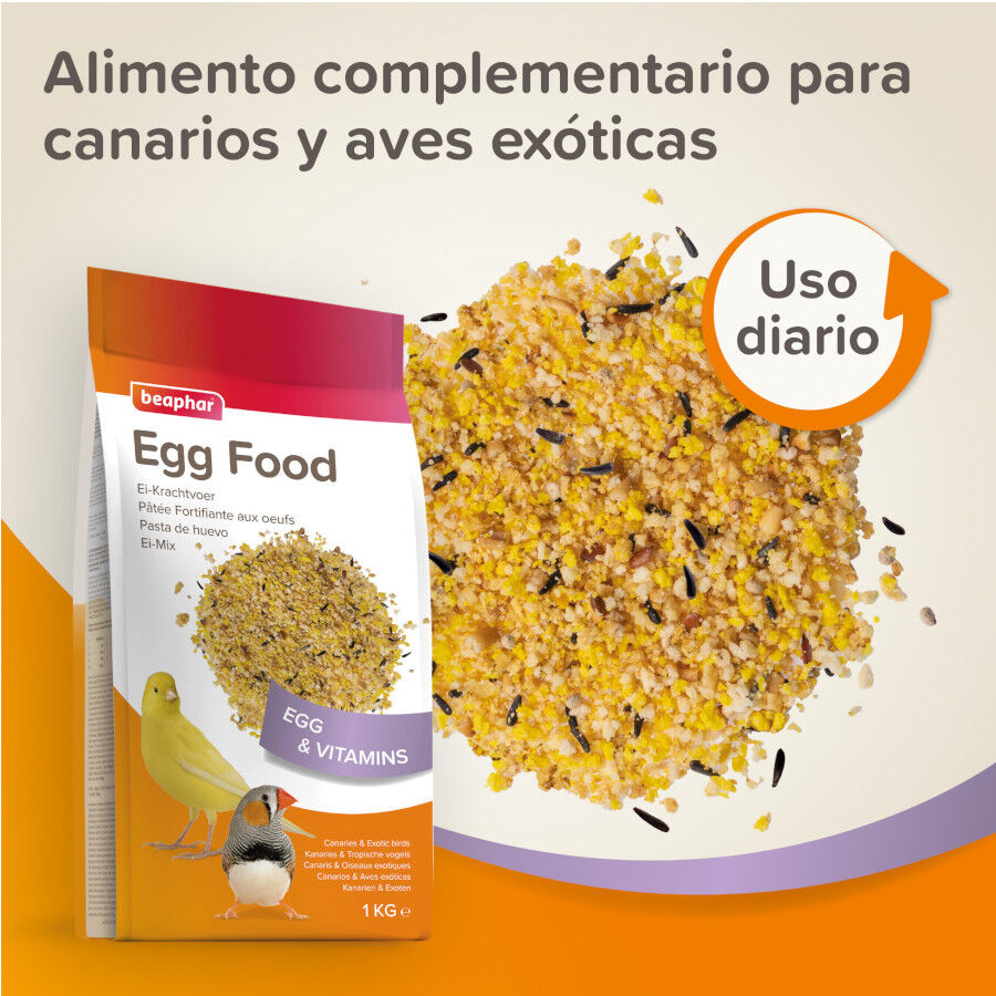 Beaphar Ei-Krachtvoer Pasta de Ovo para can&aacute;rios, , large Imagem n&uacute;mero 2