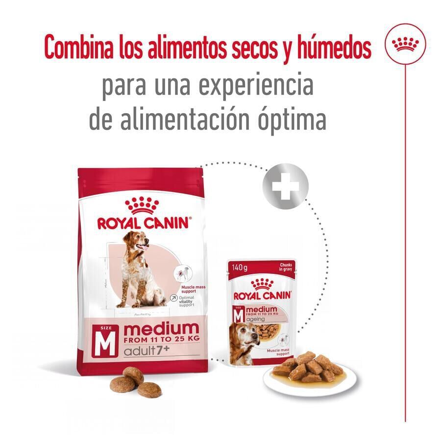 15 kg Royal Canin Medium 7+ Adult ra&ccedil;&atilde;o para c&atilde;es seniores, , large Imagem n&uacute;mero 2