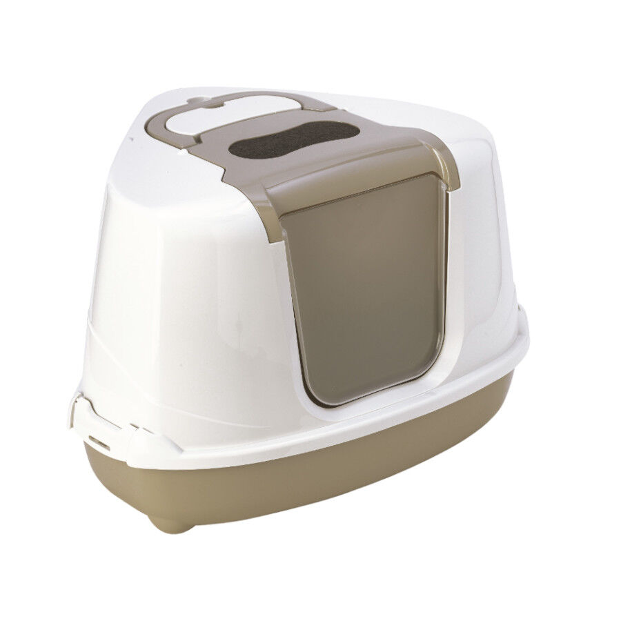Nice Care Caixa de areia Flip Corner Bege para gatos, , large Imagem n&uacute;mero 2