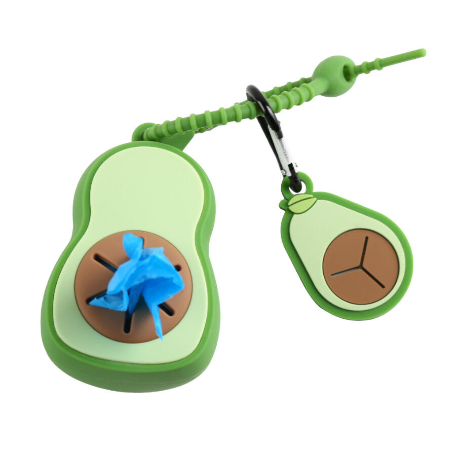 Gotoo Porta-sacos de silicone avocado para c&atilde;es, , large Imagem n&uacute;mero 4