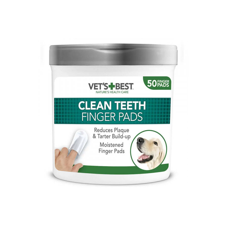 Vet's+Best Finger Pads Limpador Dental para c&atilde;es, , large Imagem n&uacute;mero 1
