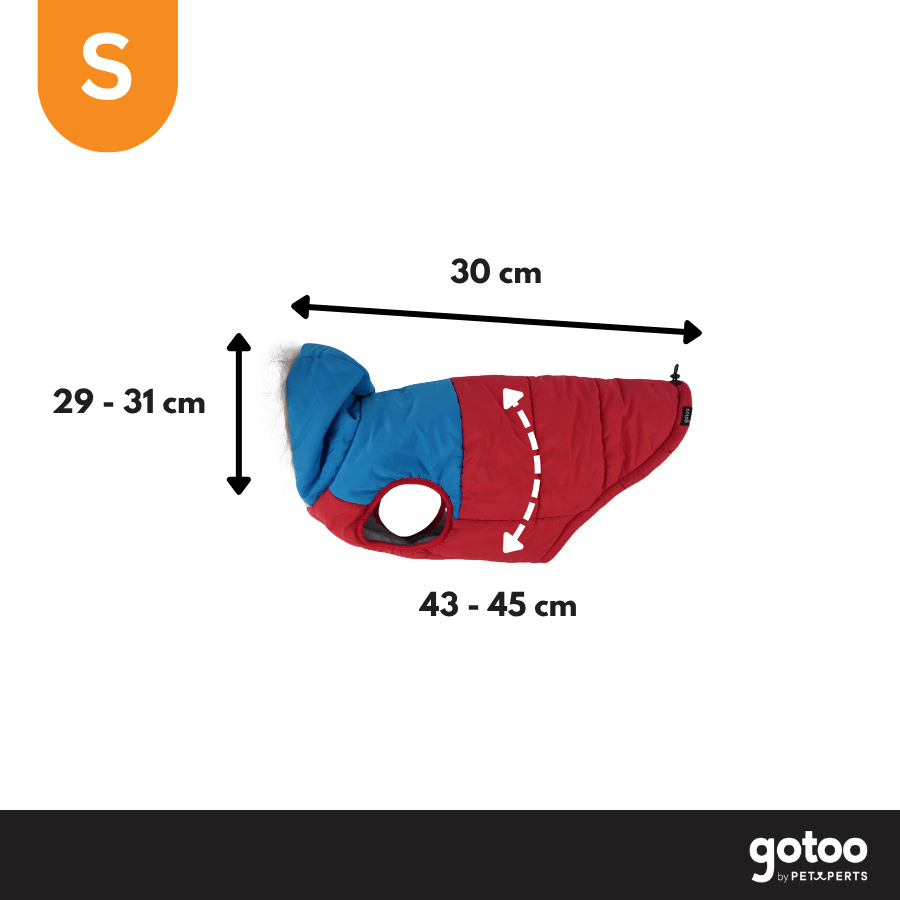 Gotoo Casaco Vermelho com Capuz para c&atilde;es, , large Imagem n&uacute;mero 4