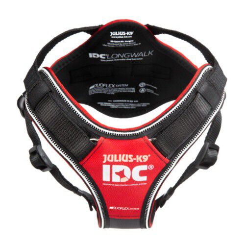 Julius K9 IDC Longwalk arn&eacute;s para perros rojo flex Imagem n&uacute;mero 1