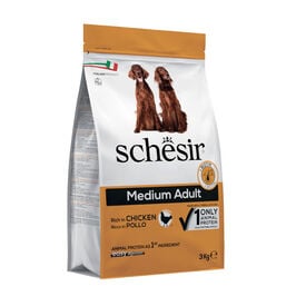 Schesir Adult Medium Nature Frango ra&ccedil;&atilde;o para c&atilde;es