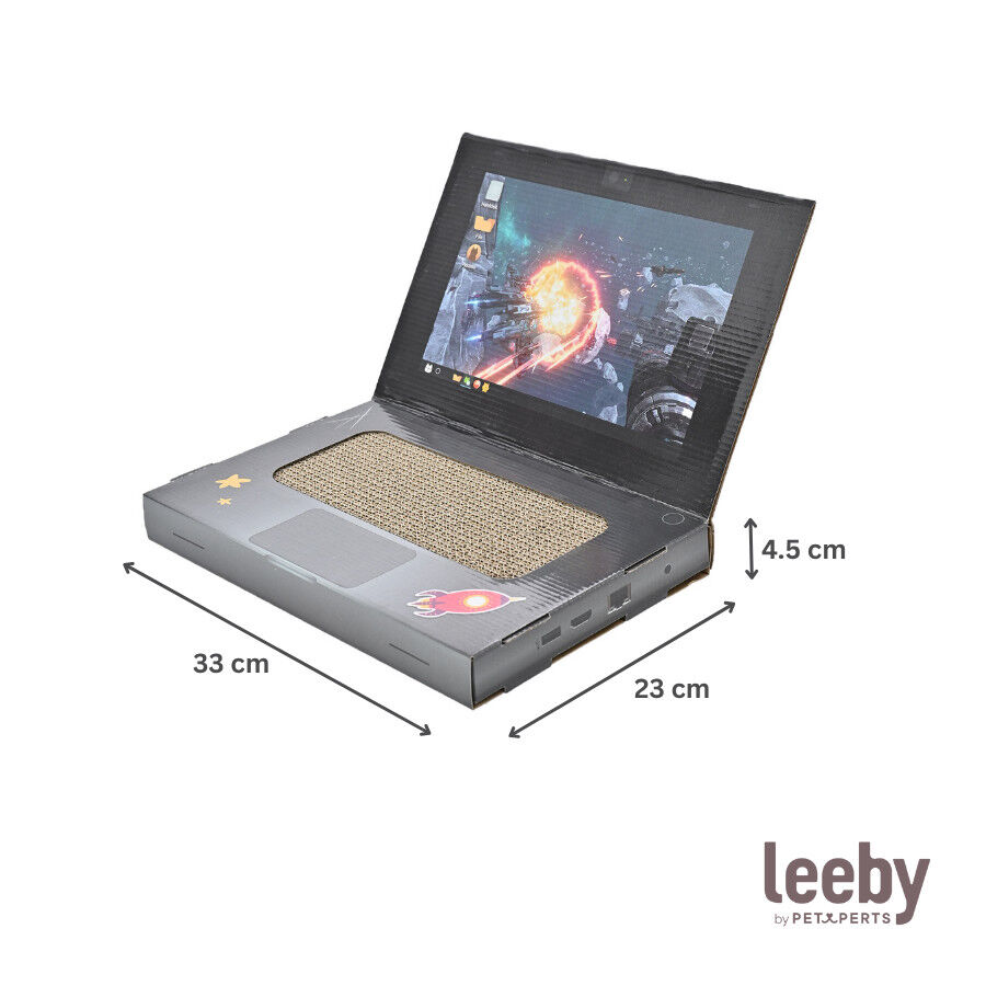 Leeby Lily arranhador de cart&atilde;o em forma de port&aacute;til para gatos, , large Imagem n&uacute;mero 5