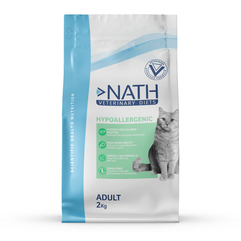 2 kg Nath Veterinary Diets Hypoallergenic Adult ração para gatos,  Imagem número 1 2 kg Nath Veterinary Diets Hypoallergenic Adult ração para gatos, , large Imagem número 1
