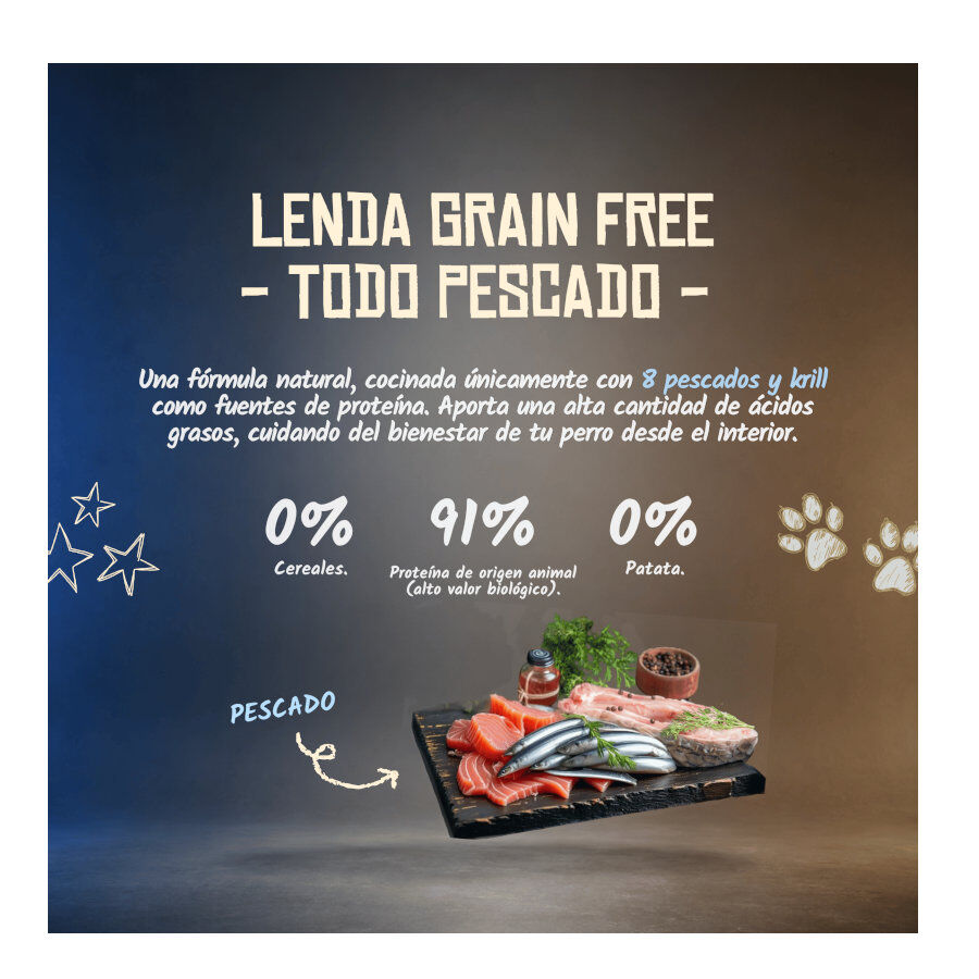 2 Kg Lenda Grain Free Ra&ccedil;&atilde;o de Peixe e Krill para c&atilde;es, , large Imagem n&uacute;mero 4