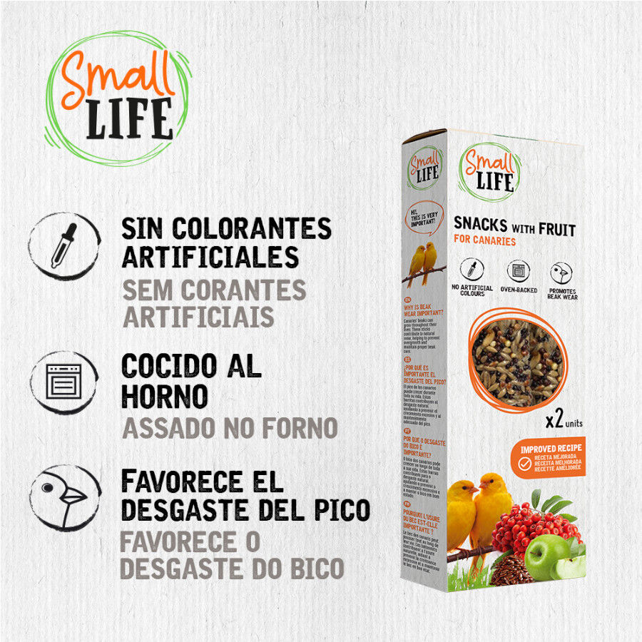 2 barritas Small Life Barritas Snack com Fruta para can&aacute;rios, , large Imagem n&uacute;mero 3