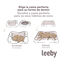 Leeby Almofada Acolchoada Branca com Ouriços para cães, , large Indicador imagem número 6