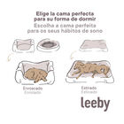 Leeby Cojín Acolchado Blanco con Erizos para perros image number null