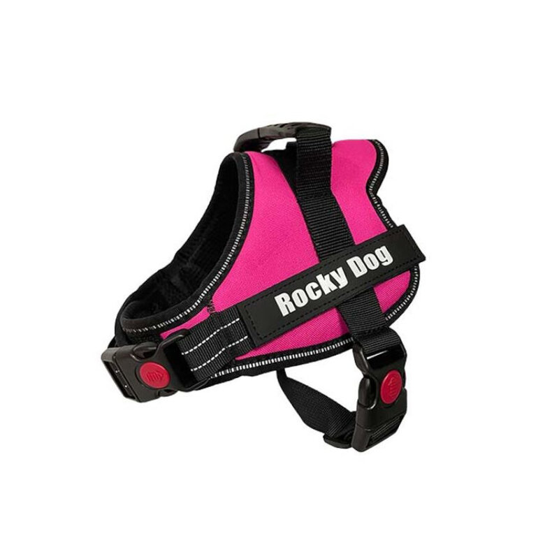 Outech Rocky Arnês ergonómico rosa para cães, , large image number null