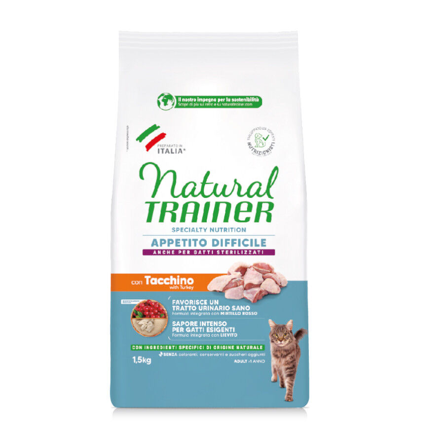 1.5 kg Natural Trainer Exigent com Peru ra&ccedil;&atilde;o para gatos, , large Imagem n&uacute;mero 1