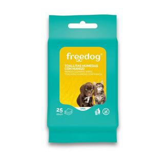 Freedog Toalhitas húmidas com manga para cães e gatos