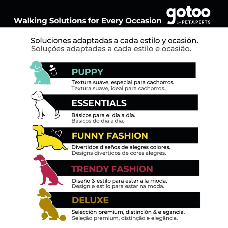 Gotoo Trela de nylon refletiva rosa para cães,  Imagem número 6 Gotoo Trela de nylon refletiva rosa para cães, , large Imagem número 6