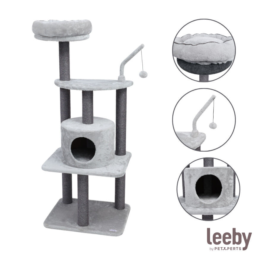 Leeby Kenzo &aacute;rvore arranhadora com cama para gatos, , large Imagem n&uacute;mero 8