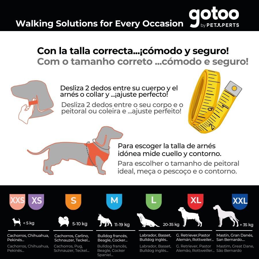 Gotoo Peitoral anti-pux&atilde;o rosa para c&atilde;es, , large Imagem n&uacute;mero 10