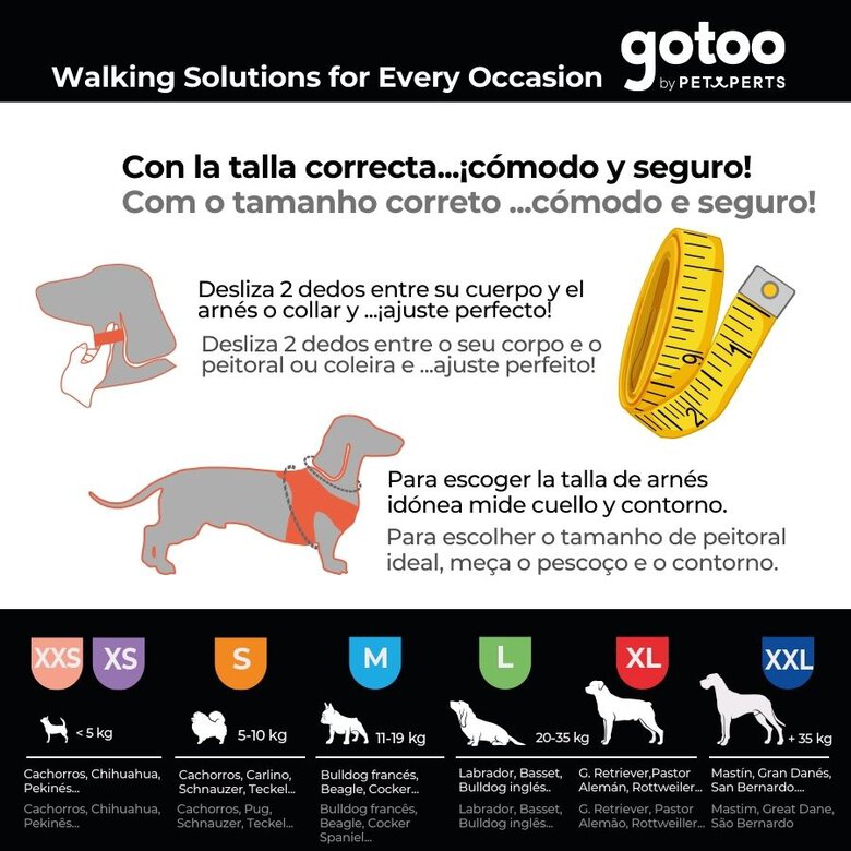 Gotoo Peitoral riscas zig- zag para cães,  Imagem número 7 Gotoo Peitoral riscas zig- zag para cães, , large Imagem número 7