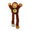 Tootoy! Comfort Twister Monkey Cuddler peluche para cães, , large Indicador imagem número 2