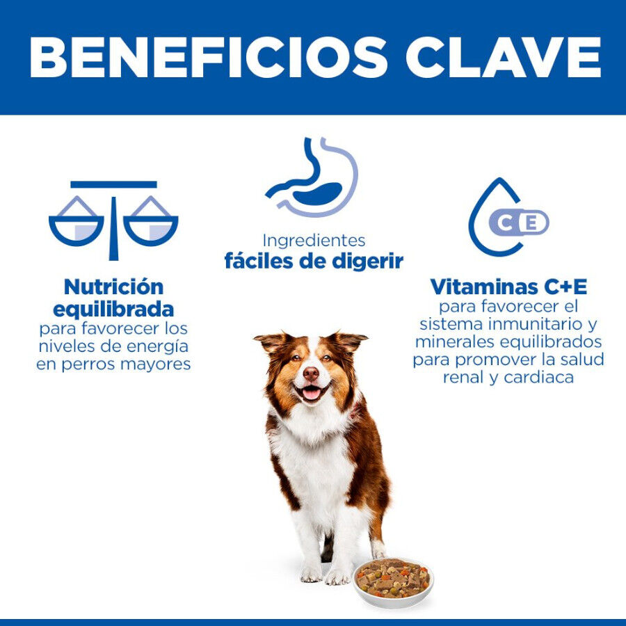 363 g Hill's Science Plan Mature Comida h&uacute;mida para c&atilde;es s&eacute;niores, , large Imagem n&uacute;mero 4