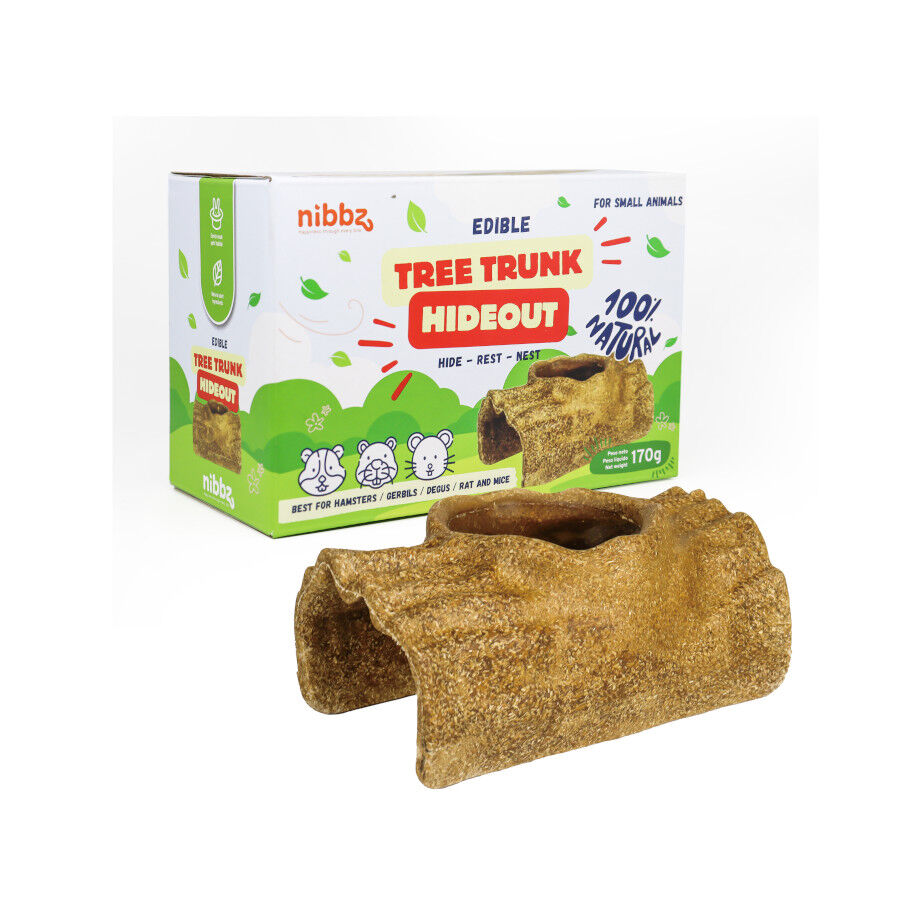 Nibbz Casa Esconderijo de &Aacute;rvore Comest&iacute;vel Suplemento alimentar para roedores, , large Imagem n&uacute;mero 1