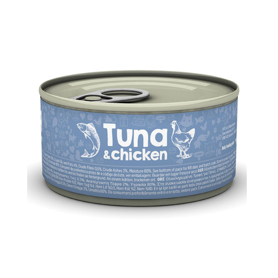 85 g Naturea Atum e Frango lata para gatos, , large Imagem n&uacute;mero 1