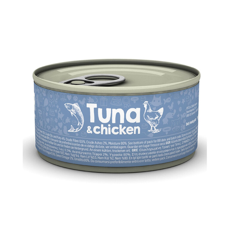 Naturea Atum e Frango lata para gatos, , large image number null