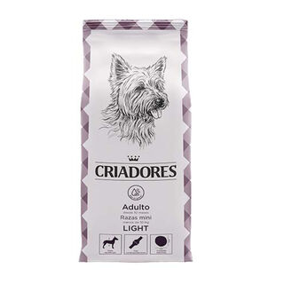 Criadores Light Raças Mini ração cães adultos