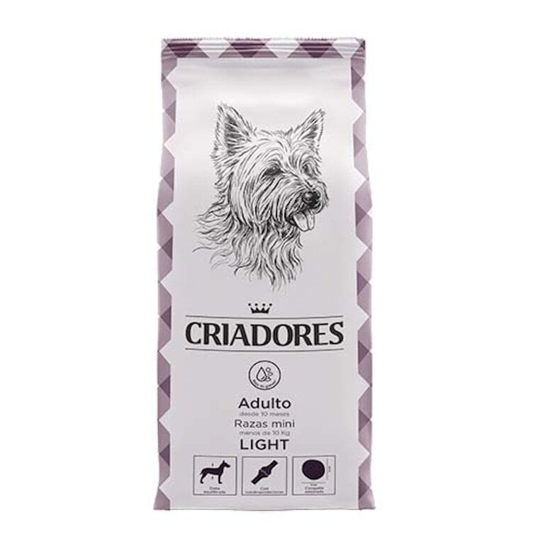 3 kg Criadores Adulto Light Frango ração para cães de porte mini,  Imagem número 1 Criadores Light Razas Mini pienso perros adultos Imagem número 1