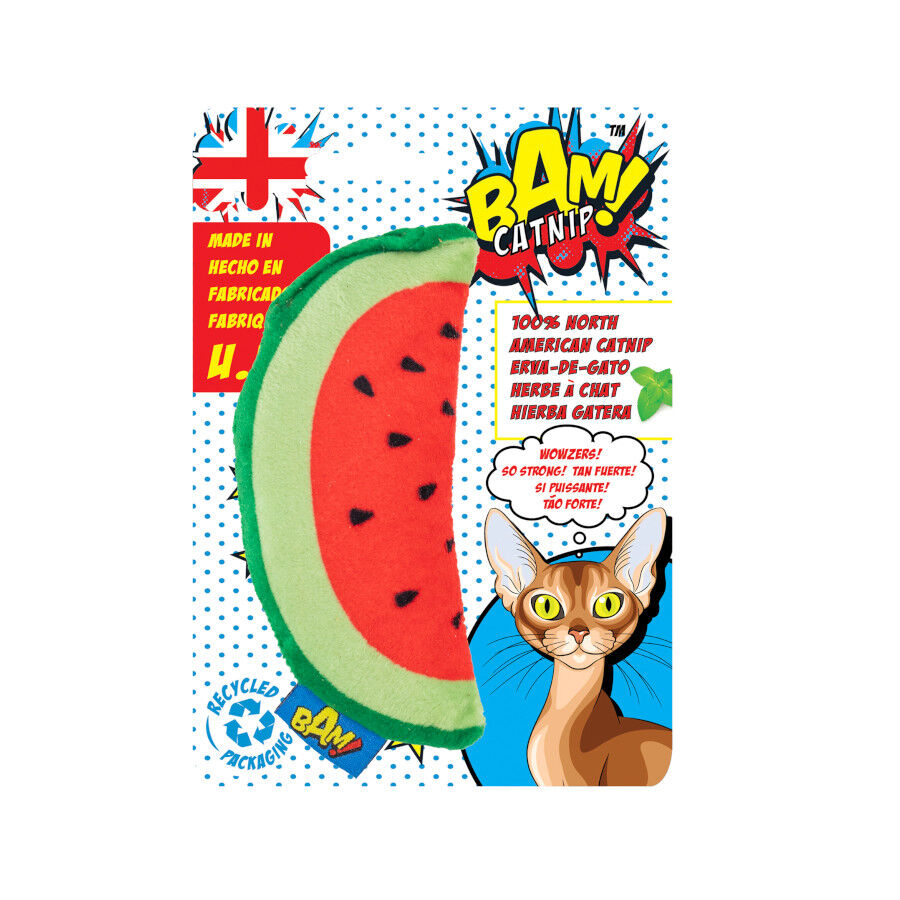 BAM! Peluche Melancia com catnip para gatos, , large Imagem n&uacute;mero 4