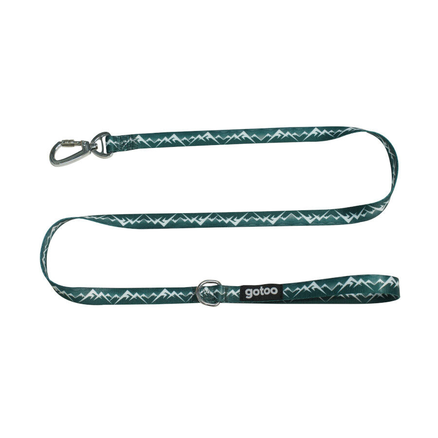 Gotoo trela com mosquet&atilde;o de seguran&ccedil;a verde para c&atilde;es, , large Imagem n&uacute;mero 1