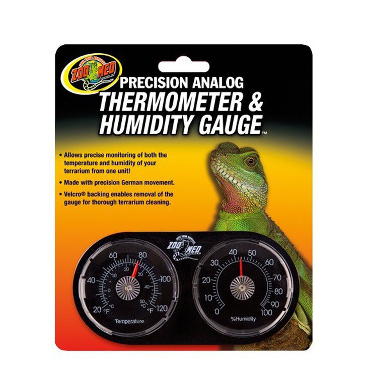 Zoo Med Dual higrómetro termómetro para terrario Imagem número 1 Zoo Med Dual higrómetro termómetro para terrario Imagem número 1