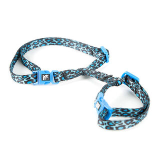 TK-Pet Safari Arnês Azul Estampado Pantera para gatos