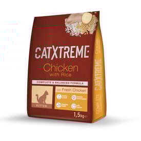Catxtreme Kitten Comida com frango e peru para gatinhos