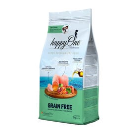 happyOne Mediterraneum Grain Free ração de carne fresca de aves para cães sénior