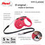 Flexi New Classic Trela extens&iacute;vel com cabo vermelho para c&atilde;es, , large Indicador imagem n&uacute;mero 2