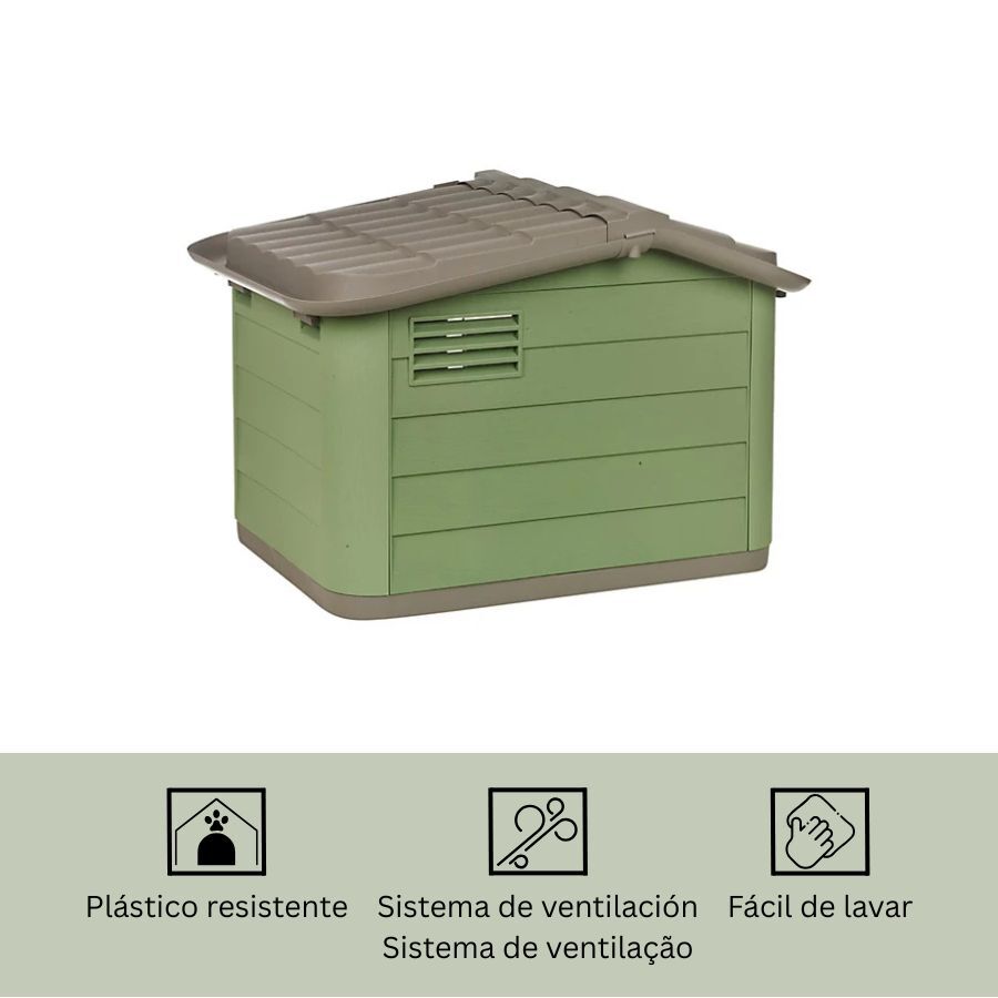 Nayeco Eco Line Casota desmont&aacute;vel na cor s&aacute;lvia para c&atilde;es, , large Imagem n&uacute;mero 4