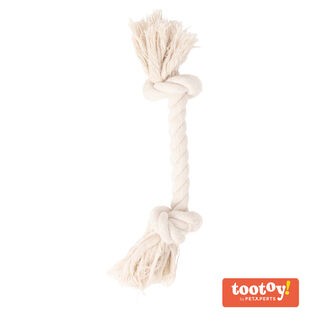 Tootoy! Pull Natural Rope Bone brinquedo corda para cães
