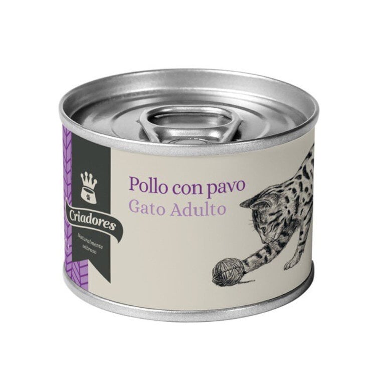 170 g Criadores Adulto frango e peru lata para gatos,  Imagem número 1 170 g Criadores Adulto frango e peru lata para gatos, , large Imagem número 1