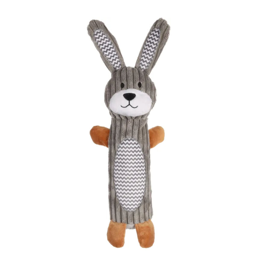 Flamingo Gommy Coelho de Peluche Cinzento para c&atilde;es , , large Imagem n&uacute;mero 1