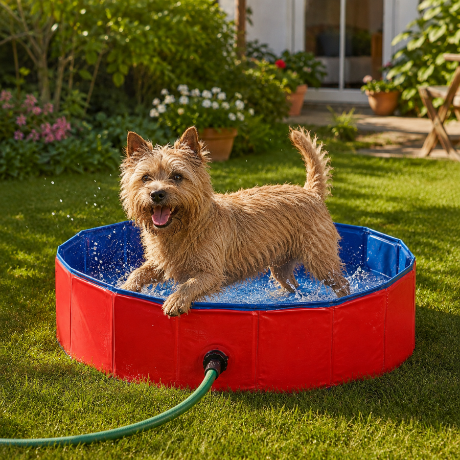 Summer Vibes Fresh Pool Piscina Vermelha para c&atilde;es, , large Imagem n&uacute;mero 1