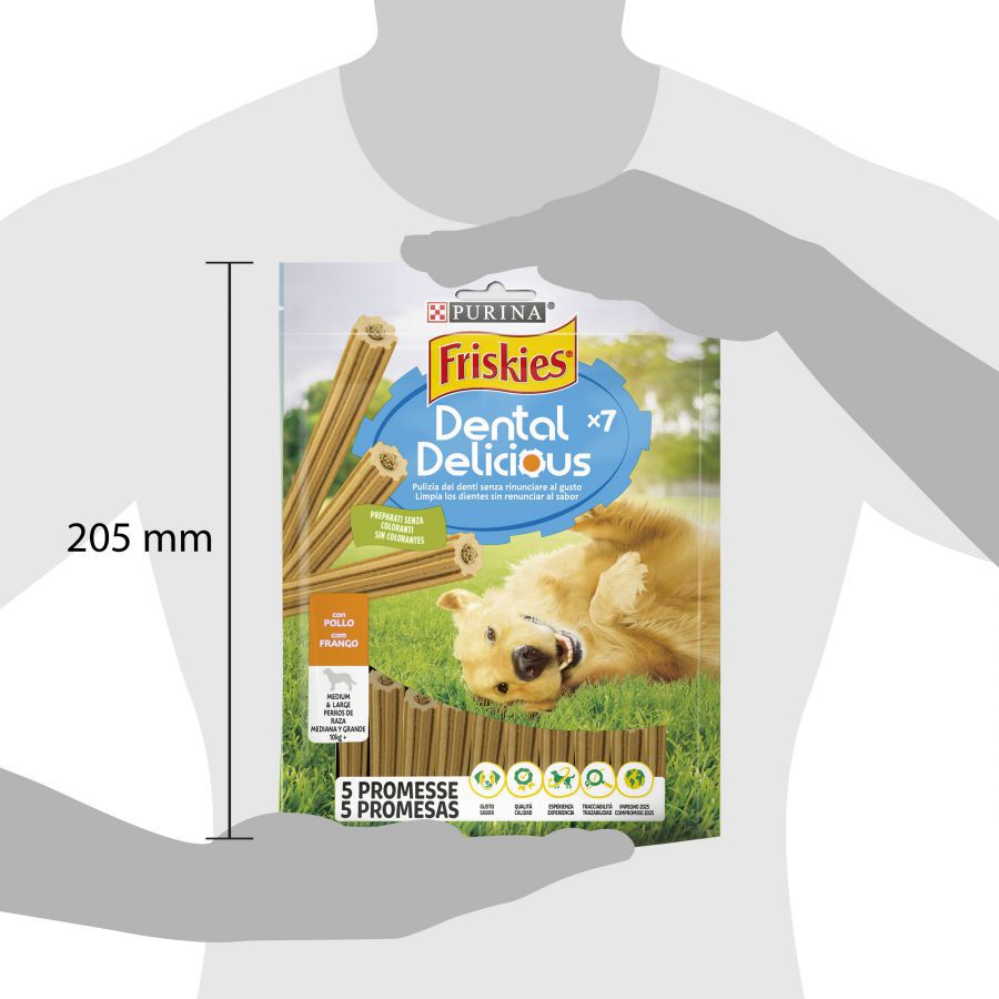 7 sticks Friskies Delicious Snacks Dent&aacute;rios de Frango para c&atilde;es, , large Imagem n&uacute;mero 3